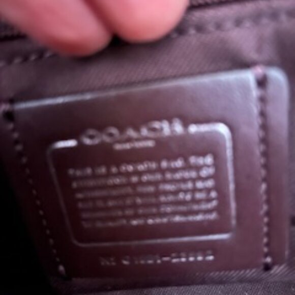 COACH TAYLOR GOLD METALLIC LEATHER TOTE - Picture 9 of 9